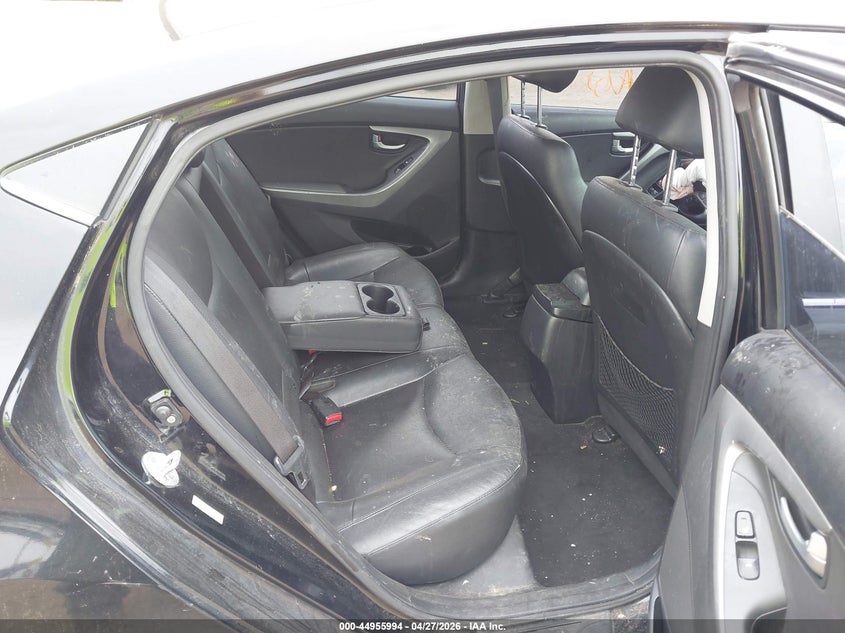 2014 Hyundai Elantra VIN KMHDH4AE3EU098884 IAAI salvage auction — FRONT & REAR, Salvage (Ohio), sold $300 on 2026-07-30 (photo 8)