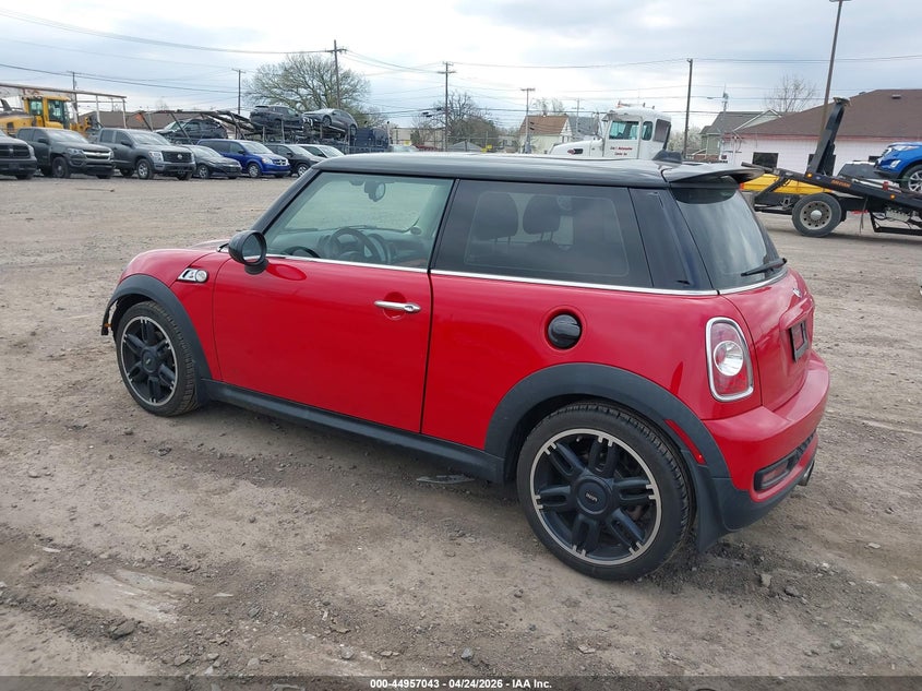 2013 Mini Hard top VIN WMWSV3C5XDT479421 IAAI salvage auction — FRONT END, Mv-907A (New York), sold $1,250 on 2026-07-08 (photo 3)