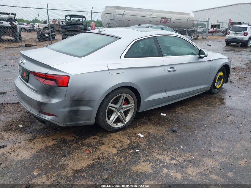 2018 Audi S5 VIN WAUR4AF55JA009547 IAAI salvage auction — LEFT REAR, Wait Title, sold $3,100 on 2026-07-15 (photo 4)