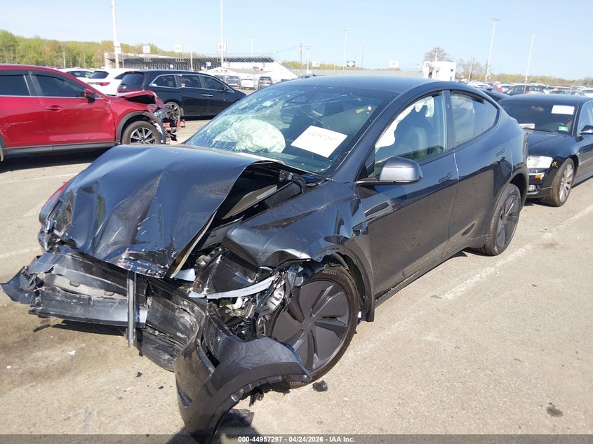 2026 Tesla Model y VIN 7SAYGDEE1TA672262 IAAI salvage auction — FRONT END, Salvage Title, sold $10,100 on 2026-07-12 (photo 2)