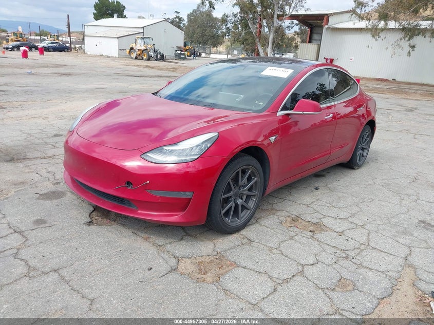 2019 Tesla Model 3 VIN 5YJ3E1EA1KF299072 IAAI salvage auction — REAR END, Salvage Title, sold $5,350 on 2026-07-07 (photo 2)