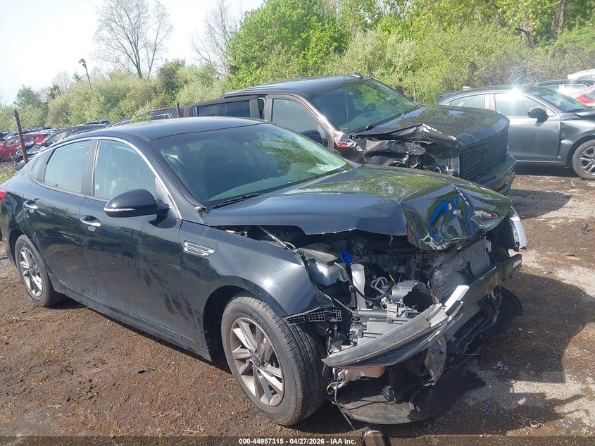 2020 Kia Optima VIN 5XXGT4L35LG434498 IAAI salvage auction — FRONT END, Salvage Title, sold $1,650 on 2026-07-07 (photo 1)
