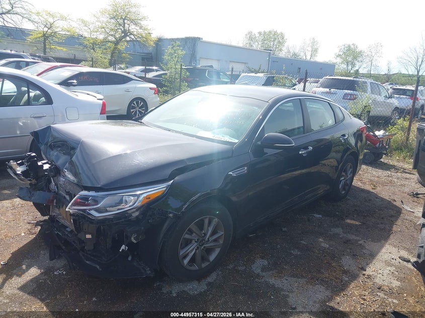 2020 Kia Optima VIN 5XXGT4L35LG434498 IAAI salvage auction — FRONT END, Salvage Title, sold $1,650 on 2026-07-07 (photo 2)