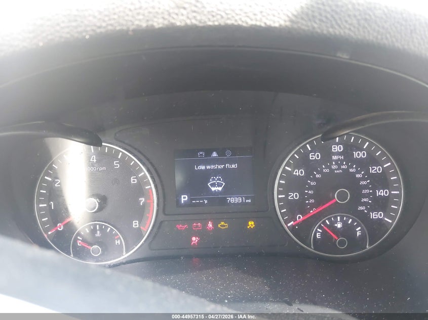 2020 Kia Optima VIN 5XXGT4L35LG434498 IAAI salvage auction — FRONT END, Salvage Title, sold $1,650 on 2026-07-07 (photo 7)
