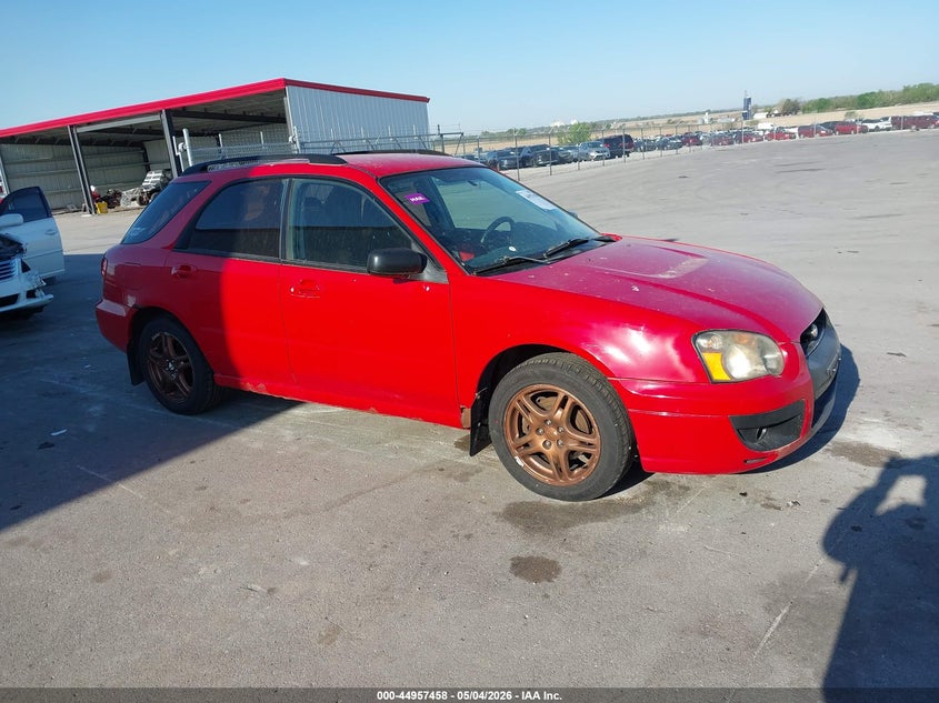 2005 Subaru Impreza VIN JF1GG675X5G809296 IAAI salvage auction — FRONT & REAR, Certificate Of Title (Nebraska), sold $425 on 2026-07-06 (photo 1)