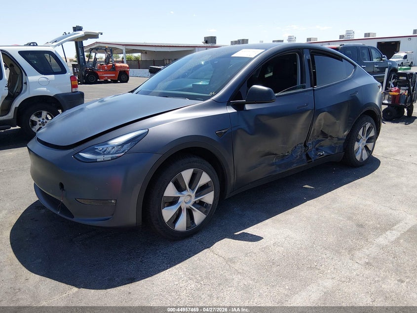 2021 Tesla Model y VIN 5YJYGDEE0MF274994 IAAI salvage auction — LEFT SIDE, Salvage (Nevada), sold $7,975 on 2026-07-09 (photo 2)