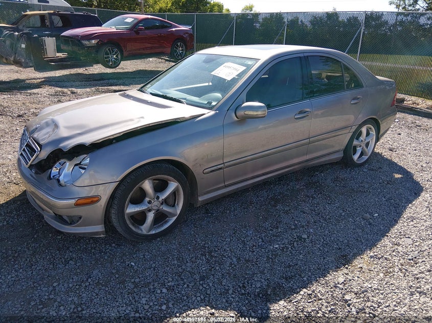 2006 Mercedes-benz C class VIN WDBRF52HX6F729066 IAAI salvage auction — FRONT END, Salvage (Kentucky), sold $325 on 2026-07-15 (photo 2)
