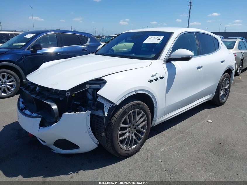 2023 Maserati Grecale VIN ZN682AVA5P7439487 IAAI salvage auction — FRONT & REAR, Salvage Title, sold $11,100 on 2026-07-11 (photo 2)