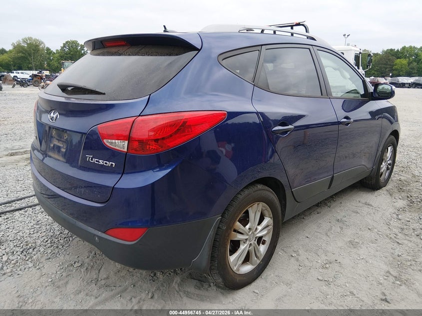 2012 Hyundai Tucson VIN KM8JU3ACXCU416570 IAAI salvage auction — LEFT SIDE, Salvage (Georgia), sold $1,800 on 2026-07-13 (photo 4)