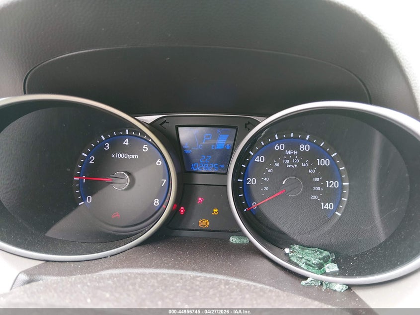2012 Hyundai Tucson VIN KM8JU3ACXCU416570 IAAI salvage auction — LEFT SIDE, Salvage (Georgia), sold $1,800 on 2026-07-13 (photo 7)