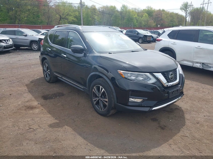 2018 Nissan Rogue VIN JN8AT2MV0JW301559 IAAI salvage auction — LEFT SIDE, Salvage Title, sold $6,100 on 2026-07-22 (photo 1)