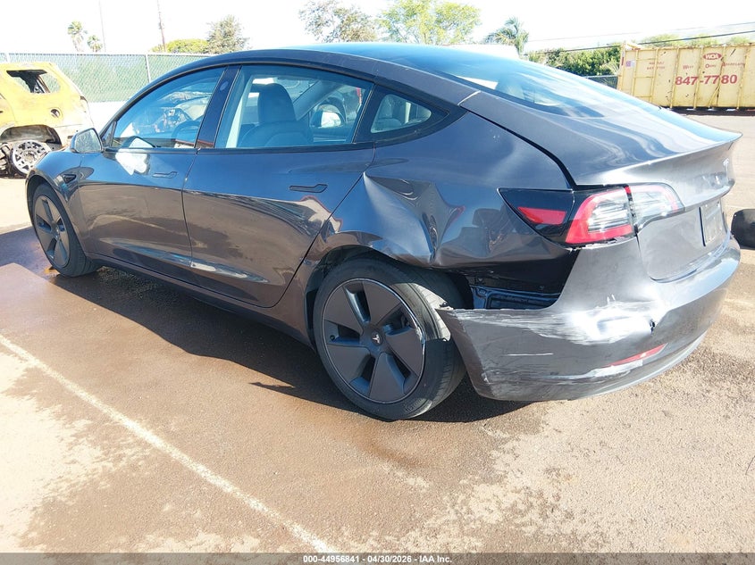 2023 Tesla Model 3 VIN 5YJ3E1EA5PF669172 IAAI salvage auction — LEFT REAR, Clear (Hawaii), sold $10,050 on 2026-07-07 (photo 6)