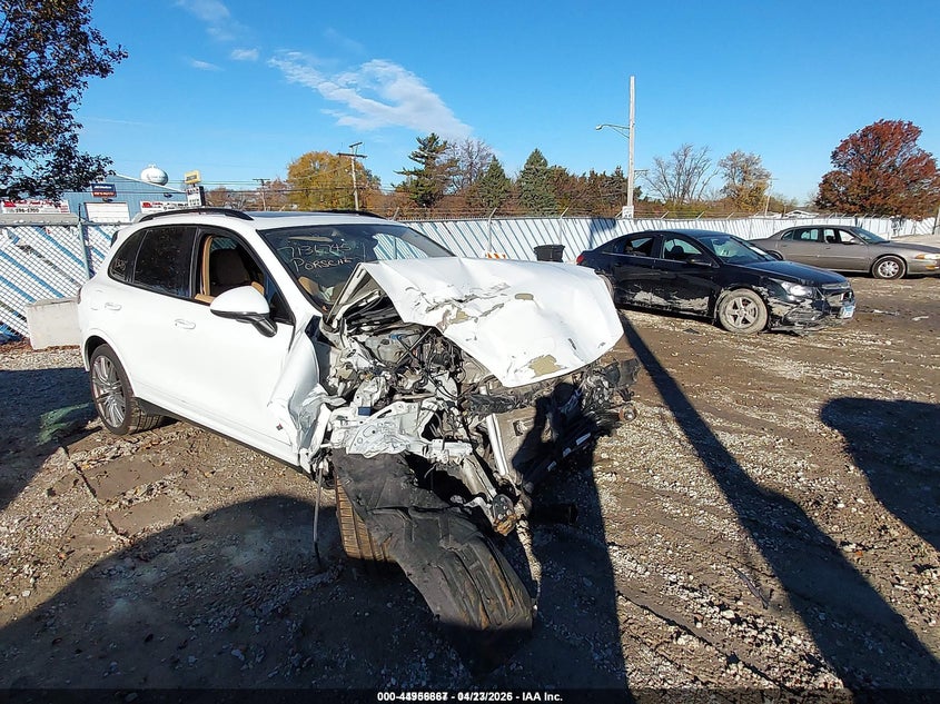 2017 Porsche Cayenne VIN WP1AA2A2XHKA82217 IAAI salvage auction — FRONT END, Wait Title, sold $1,500 on 2026-07-07 (photo 1)