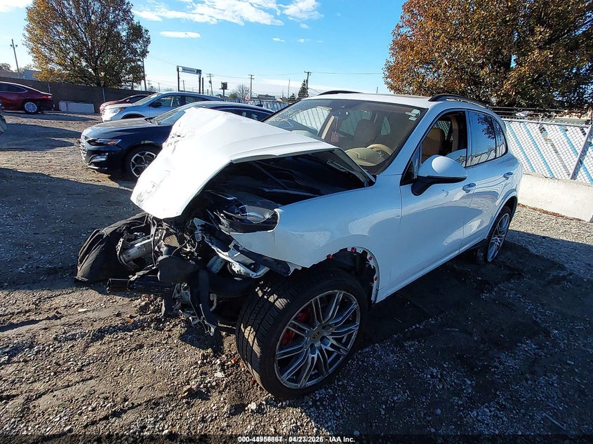 2017 Porsche Cayenne VIN WP1AA2A2XHKA82217 IAAI salvage auction — FRONT END, Wait Title, sold $1,500 on 2026-07-07 (photo 2)