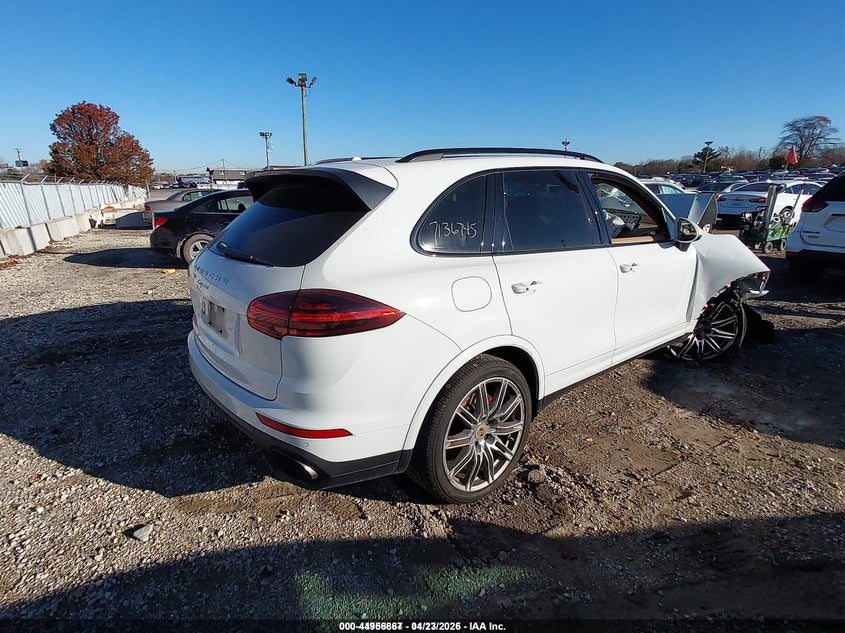 2017 Porsche Cayenne VIN WP1AA2A2XHKA82217 IAAI salvage auction — FRONT END, Wait Title, sold $1,500 on 2026-07-07 (photo 4)