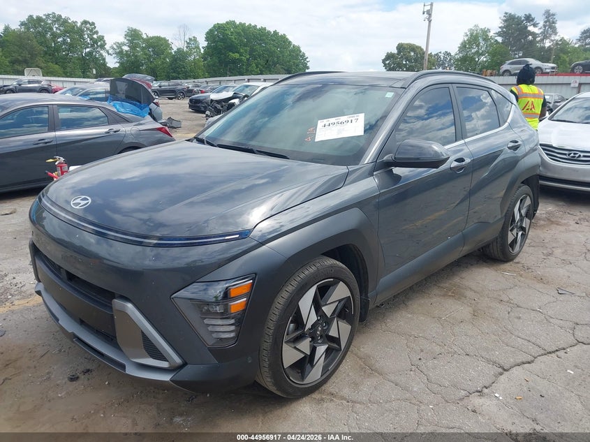 2024 Hyundai Kona VIN KM8HE3A36RU109580 IAAI salvage auction — REAR END, Salvage (Georgia), sold $4,550 on 2026-07-08 (photo 2)