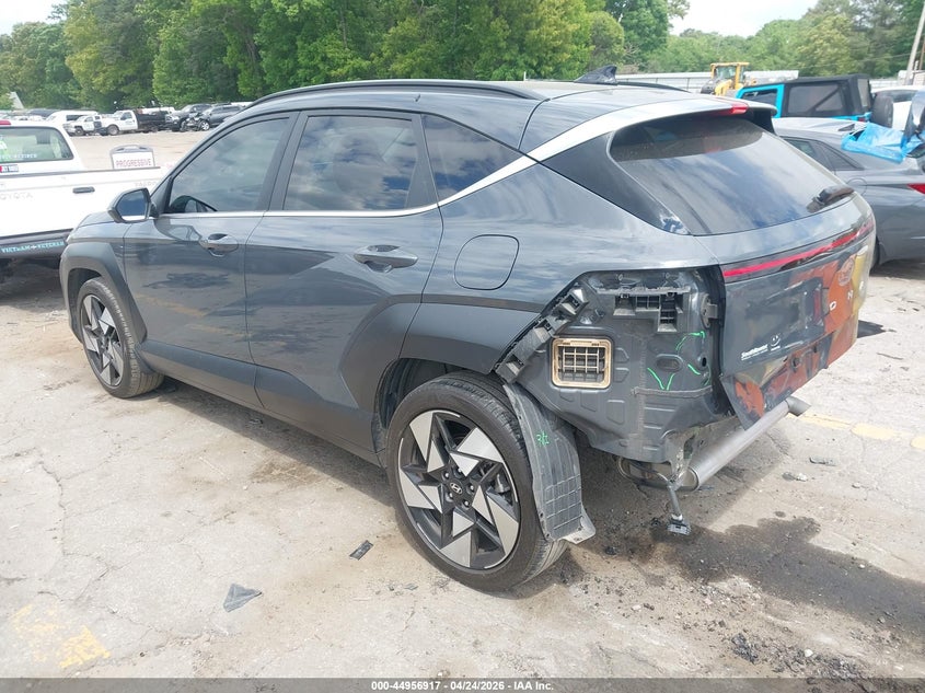2024 Hyundai Kona VIN KM8HE3A36RU109580 IAAI salvage auction — REAR END, Salvage (Georgia), sold $4,550 on 2026-07-08 (photo 3)