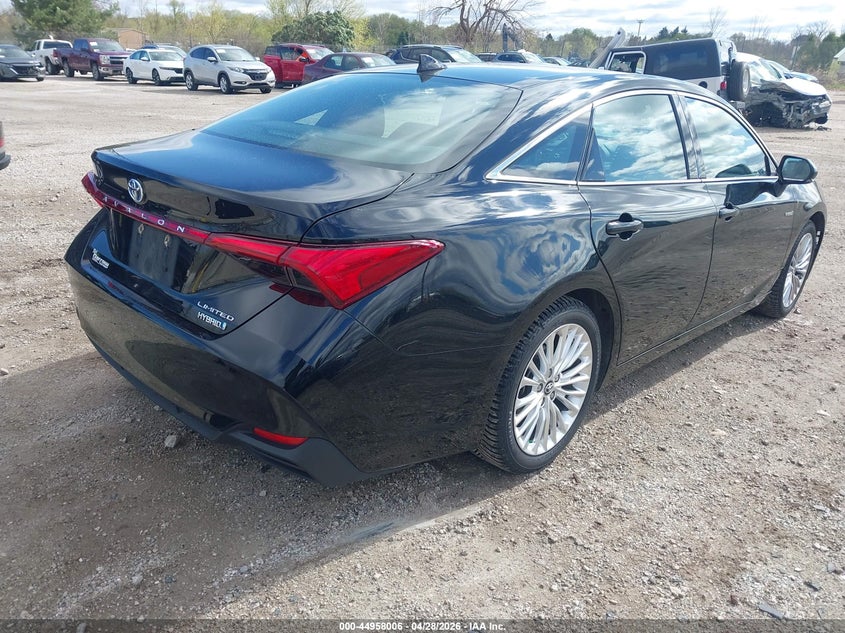 2019 Toyota Avalon VIN 4T1B21FB0KU006261 IAAI salvage auction — WATER/FLOOD, Salvage Title, sold $11,250 on 2026-08-25 (photo 4)