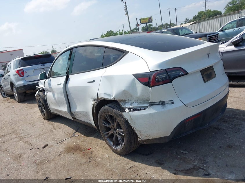 2025 Tesla Model y VIN 7SAYGDEE8SA370093 IAAI salvage auction — FRONT END, Original (Texas), sold $8,075 on 2026-07-16 (photo 3)