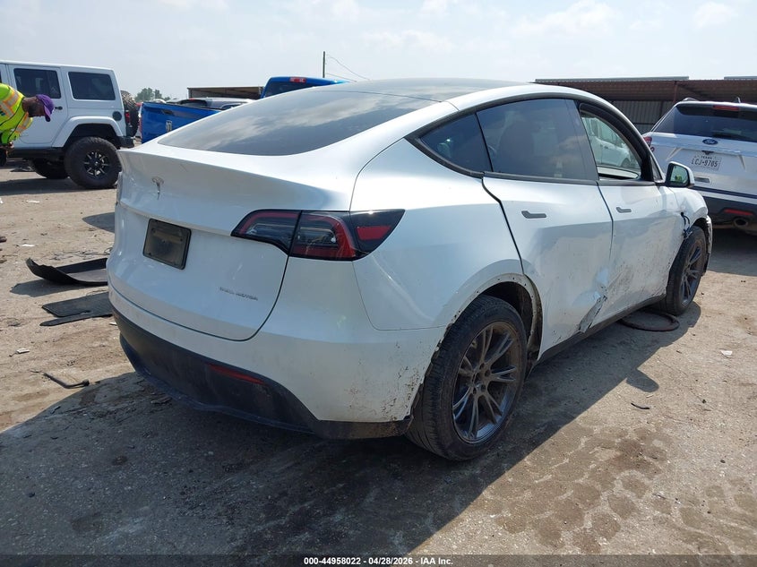 2025 Tesla Model y VIN 7SAYGDEE8SA370093 IAAI salvage auction — FRONT END, Original (Texas), sold $8,075 on 2026-07-16 (photo 4)
