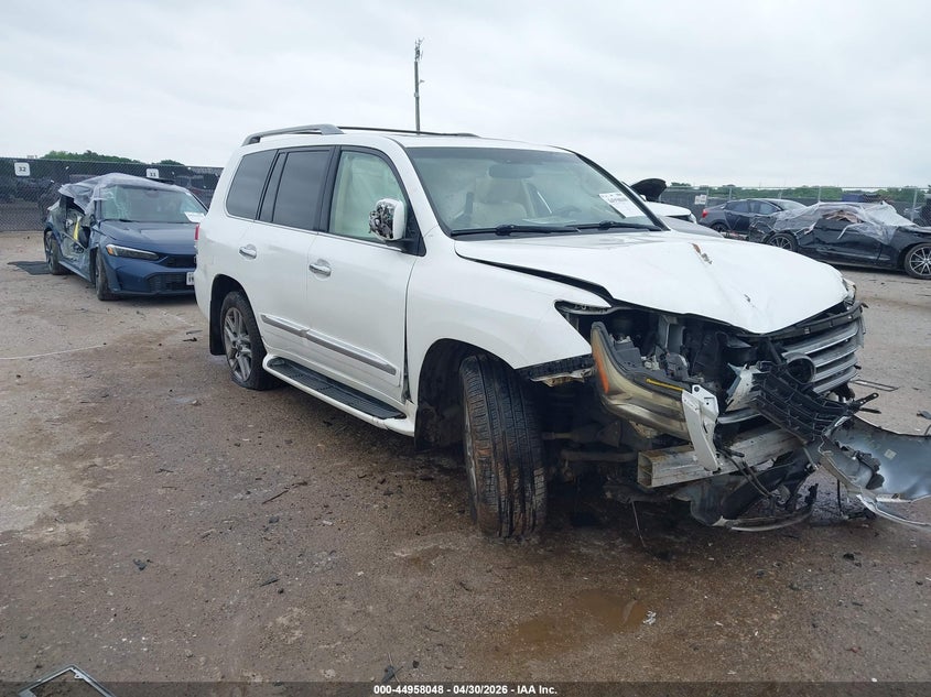 2015 Lexus Lx VIN JTJHY7AX6F4163816 IAAI salvage auction — BIO HAZARD, Salvage (Texas), sold $16,500 on 2026-07-14 (photo 1)