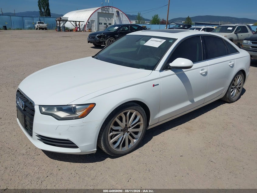 2012 Audi A6 VIN WAUGGAFC1CN126177 IAAI salvage auction — NORMAL WEAR, Clear (Montana), sold $1,550 on 2026-07-15 (photo 2)