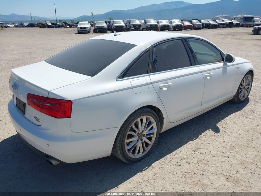 2012 Audi A6 VIN WAUGGAFC1CN126177 IAAI salvage auction — NORMAL WEAR, Clear (Montana), sold $1,550 on 2026-07-15 (photo 4)