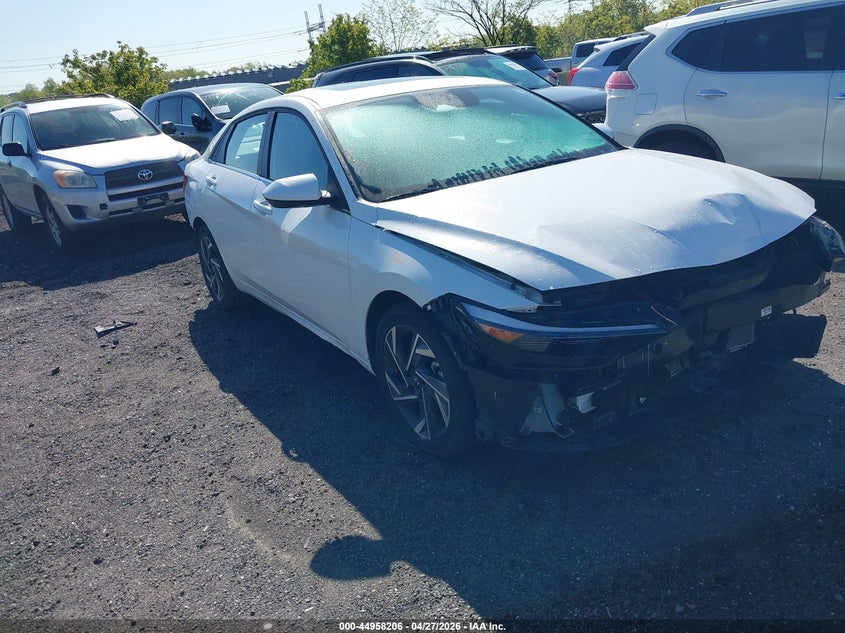 2025 Hyundai Elantra VIN KMHLS4DG6SU914136 IAAI salvage auction — FRONT END, Salvage Title, sold $7,350 on 2026-07-07 (photo 1)