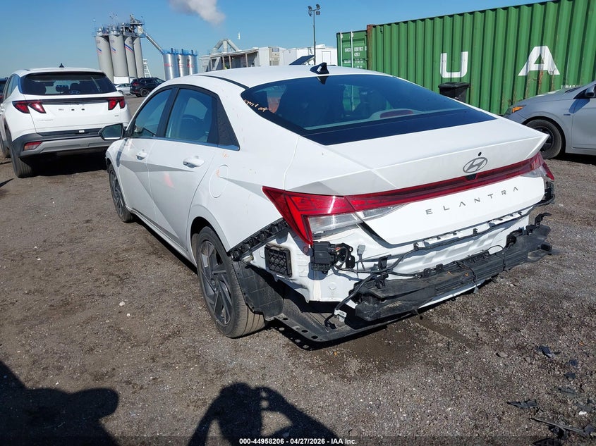 2025 Hyundai Elantra VIN KMHLS4DG6SU914136 IAAI salvage auction — FRONT END, Salvage Title, sold $7,350 on 2026-07-07 (photo 3)