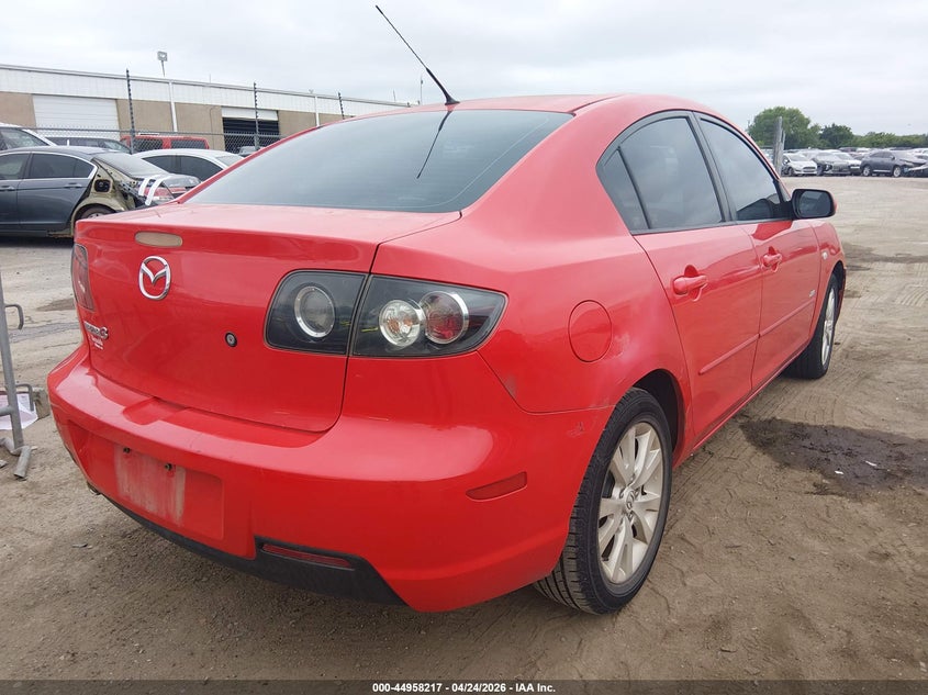 2008 Mazda 3 VIN JM1BK323381844762 IAAI salvage auction — HAIL, Rebuilt (Oklahoma), sold $500 on 2026-07-22 (photo 4)