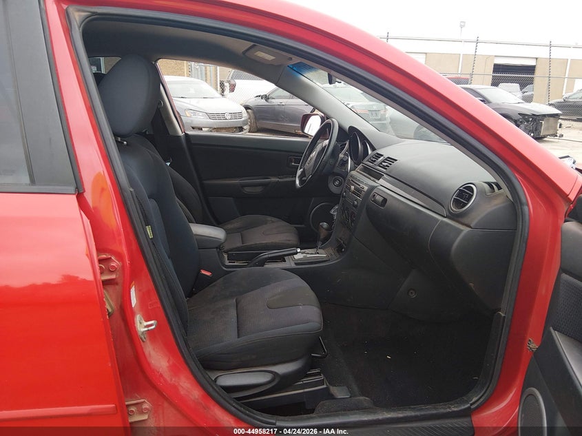2008 Mazda 3 VIN JM1BK323381844762 IAAI salvage auction — HAIL, Rebuilt (Oklahoma), sold $500 on 2026-07-22 (photo 5)
