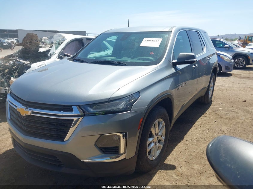 2023 Chevrolet Traverse VIN 1GNERFKW6PJ218424 IAAI salvage auction — RIGHT REAR, Salvage Title, sold $8,200 on 2026-07-18 (photo 2)