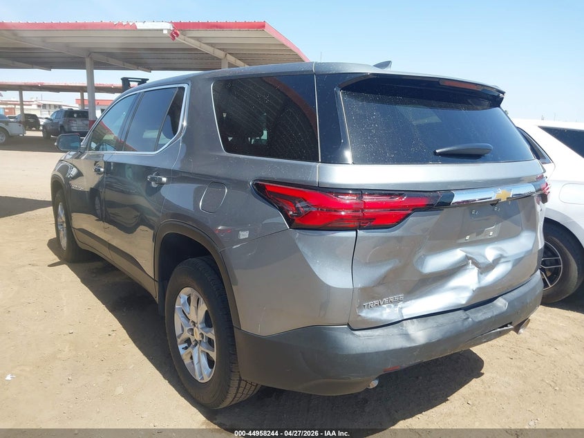 2023 Chevrolet Traverse VIN 1GNERFKW6PJ218424 IAAI salvage auction — RIGHT REAR, Salvage Title, sold $8,200 on 2026-07-18 (photo 3)