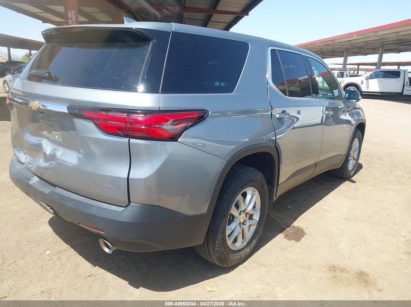 2023 Chevrolet Traverse VIN 1GNERFKW6PJ218424 IAAI salvage auction — RIGHT REAR, Salvage Title, sold $8,200 on 2026-07-18 (photo 4)