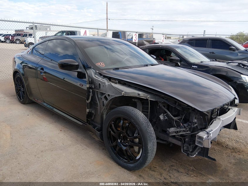 2013 Infiniti G VIN JN1CV6EK2DM922587 IAAI salvage auction — RIGHT FRONT, Salvage (Texas), sold $1,350 on 2026-07-22 (photo 1)