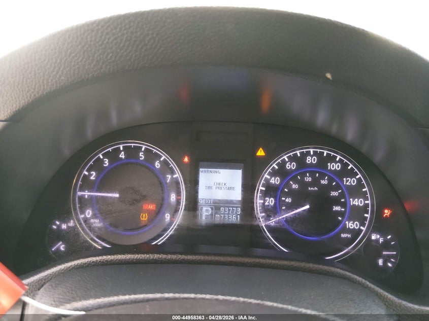 2013 Infiniti G VIN JN1CV6EK2DM922587 IAAI salvage auction — RIGHT FRONT, Salvage (Texas), sold $1,350 on 2026-07-22 (photo 7)