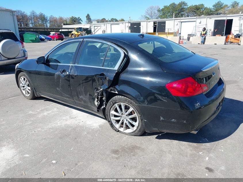 2008 Infiniti G35 VIN JNKBV61F18M260474 IAAI salvage auction — SIDE, Mv-907A (New York), sold $925 on 2026-08-22 (photo 3)