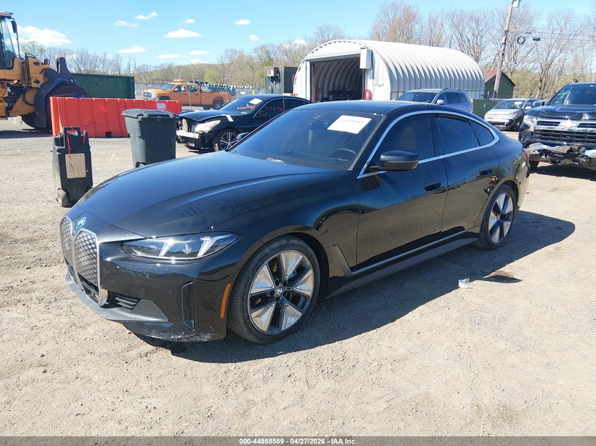 2025 BMW I4 VIN WBY43HD01SFU31057 IAAI salvage auction — REAR END, Salvage (New Jersey), sold $20,500 on 2026-08-20 (photo 2)