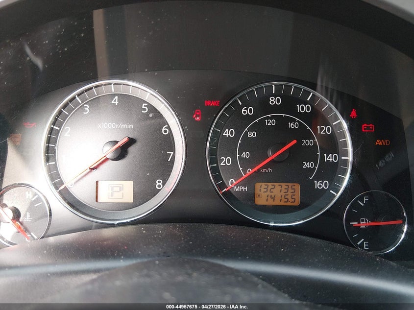 2005 Infiniti Fx VIN JNRAS08W55X218263 IAAI salvage auction — RIGHT SIDE, Salvage (Missouri), sold $500 on 2026-07-13 (photo 7)