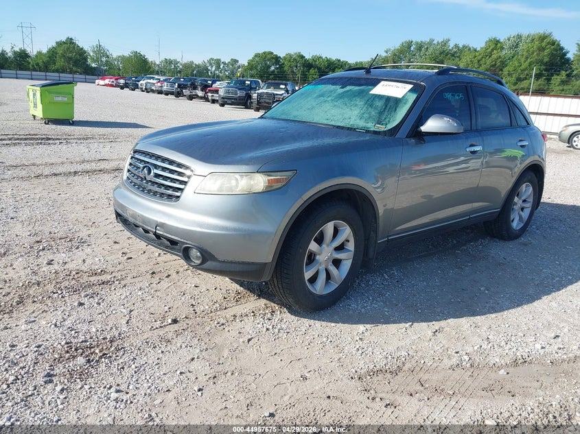2005 Infiniti Fx VIN JNRAS08W55X218263 IAAI salvage auction — RIGHT SIDE, Salvage (Missouri), sold $500 on 2026-07-13 (photo 2)