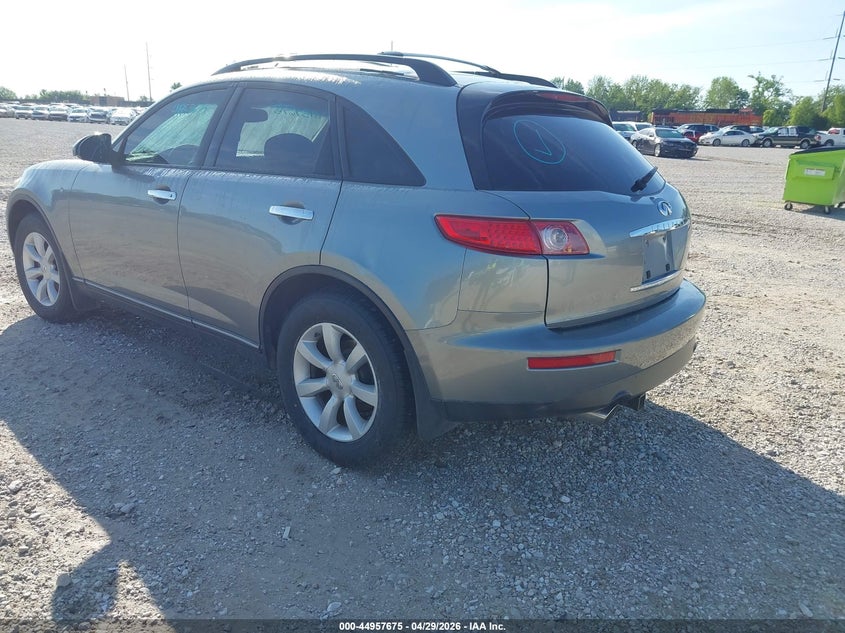 2005 Infiniti Fx VIN JNRAS08W55X218263 IAAI salvage auction — RIGHT SIDE, Salvage (Missouri), sold $500 on 2026-07-13 (photo 3)