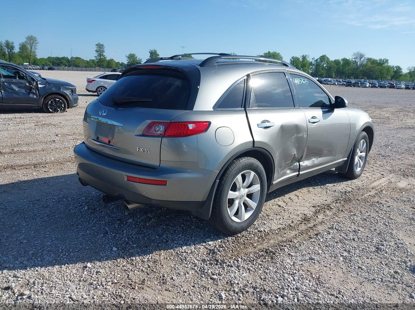 2005 Infiniti Fx VIN JNRAS08W55X218263 IAAI salvage auction — RIGHT SIDE, Salvage (Missouri), sold $500 on 2026-07-13 (photo 4)
