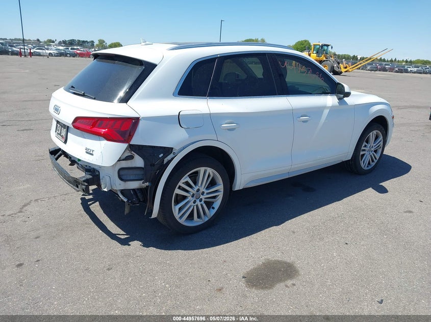 2018 Audi Q5 VIN WA1BNAFY1J2006435 IAAI salvage auction — REAR END, Salvage (Minnesota), sold $7,100 on 2026-07-20 (photo 4)