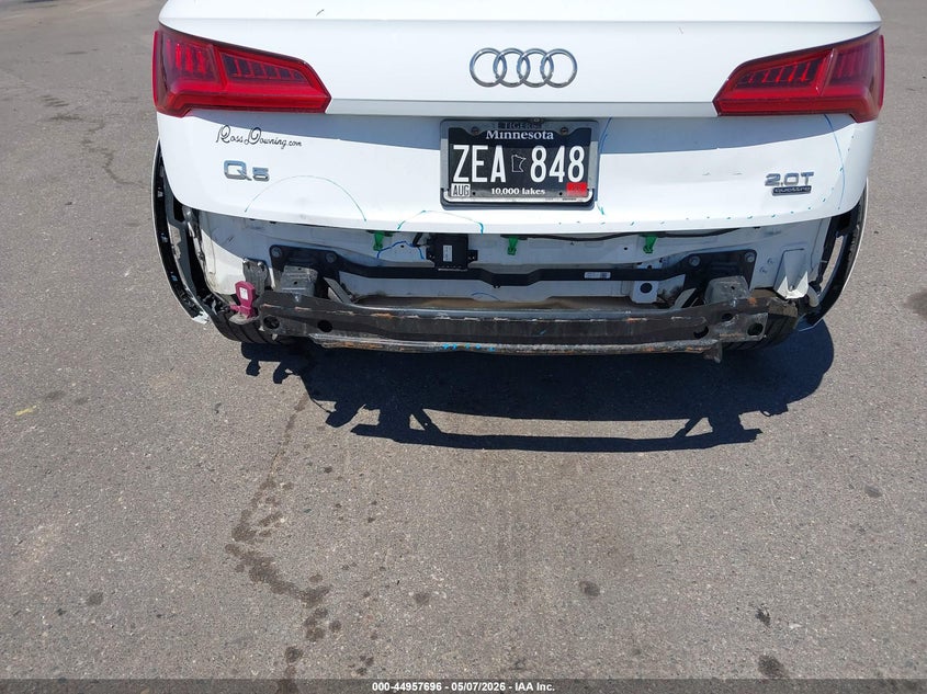2018 Audi Q5 VIN WA1BNAFY1J2006435 IAAI salvage auction — REAR END, Salvage (Minnesota), sold $7,100 on 2026-07-20 (photo 6)