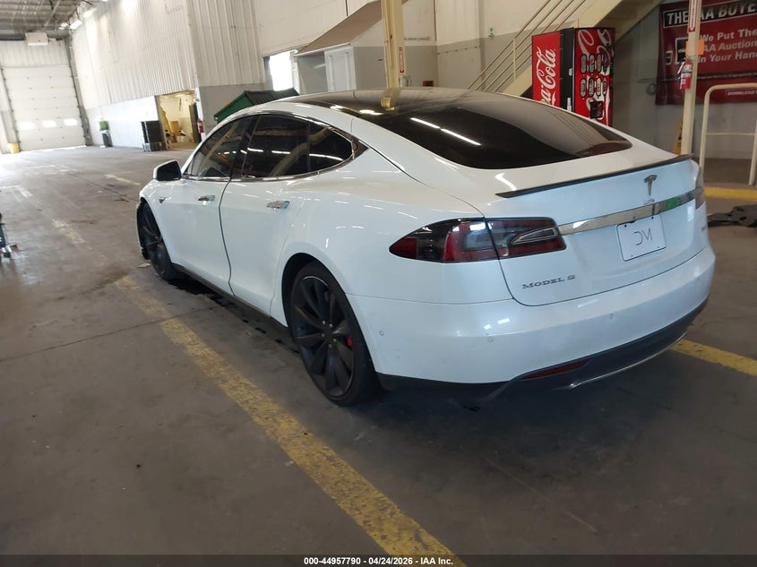 2015 Tesla Model s VIN 5YJSA1H4XFF093414 IAAI salvage auction — FRONT END, Salvage Title, sold $4,050 on 2026-07-30 (photo 3)