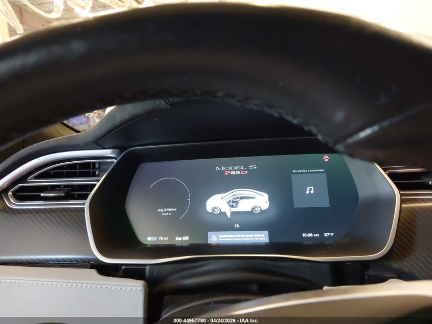 2015 Tesla Model s VIN 5YJSA1H4XFF093414 IAAI salvage auction — FRONT END, Salvage Title, sold $4,050 on 2026-07-30 (photo 7)