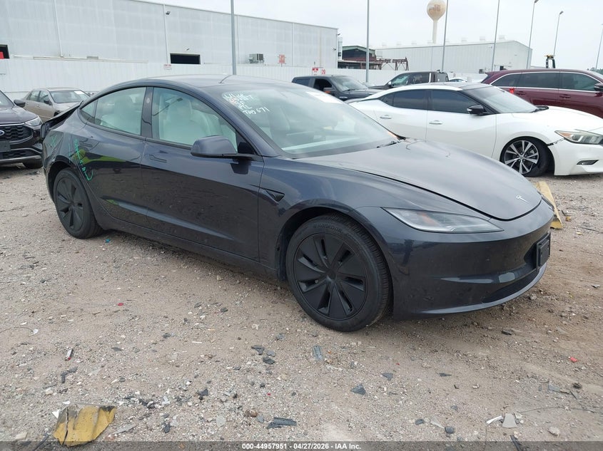 2025 Tesla Model 3 VIN 5YJ3E1EA0SF053887 IAAI salvage auction — REAR END, Salvage Title, sold $17,400 on 2026-07-16 (photo 1)