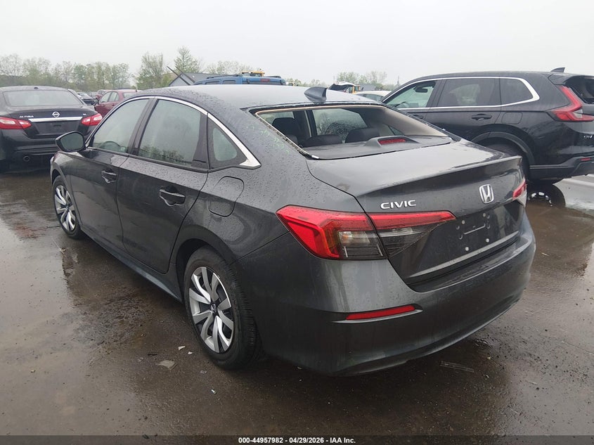2023 Honda Civic VIN 2HGFE2F24PH562667 IAAI salvage auction — HAIL, Salvage Title, sold $7,900 on 2026-07-26 (photo 3)