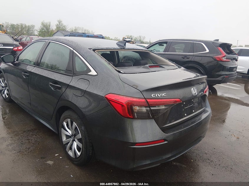2023 Honda Civic VIN 2HGFE2F24PH562667 IAAI salvage auction — HAIL, Salvage Title, sold $7,900 on 2026-07-26 (photo 6)