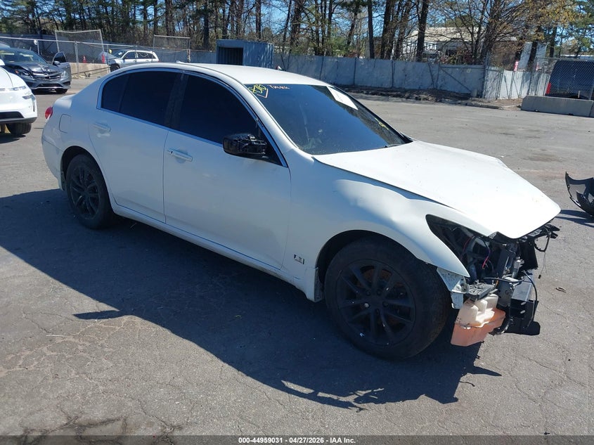 2009 Infiniti G VIN JNKCV61F49M050375 IAAI salvage auction — FRONT & REAR, Mv-907A (New York), sold $400 on 2026-07-14 (photo 1)